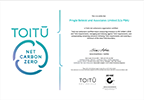download the Toitū Carbon Zero certificate
